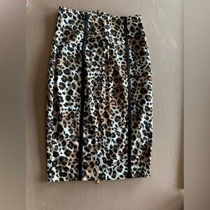 XOXO Animal Print Pencil Skirt